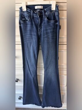 Flying Monkey Light Blue High-Rise Straight Jeans
